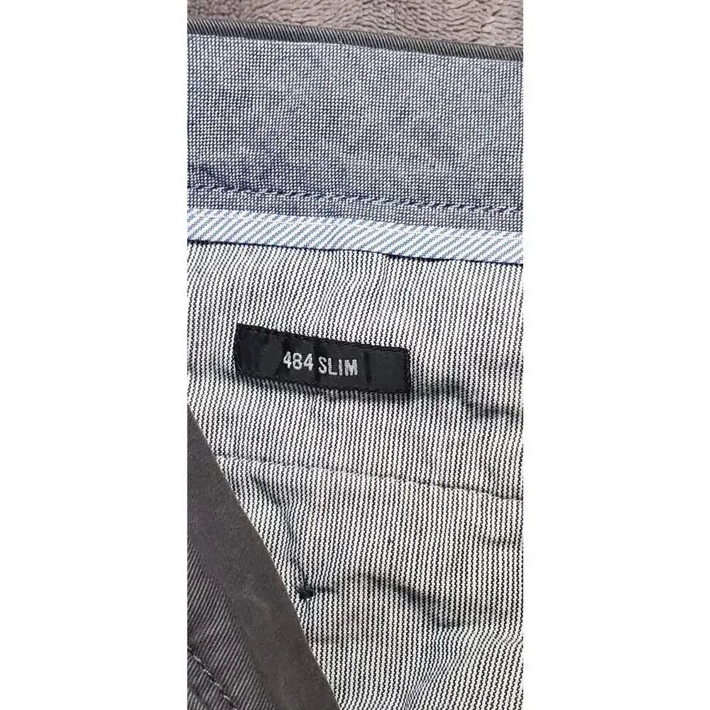 J.Crew Pants Mens Sz 32x32 Stretch 484 Chino Slim Fit Stretch Gray Casual C27-51